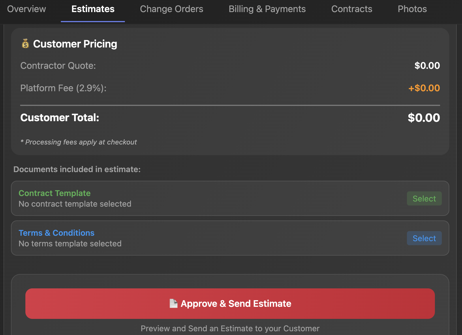 FieldFuze pricing - $0/month subscription with 2.9% payment processing