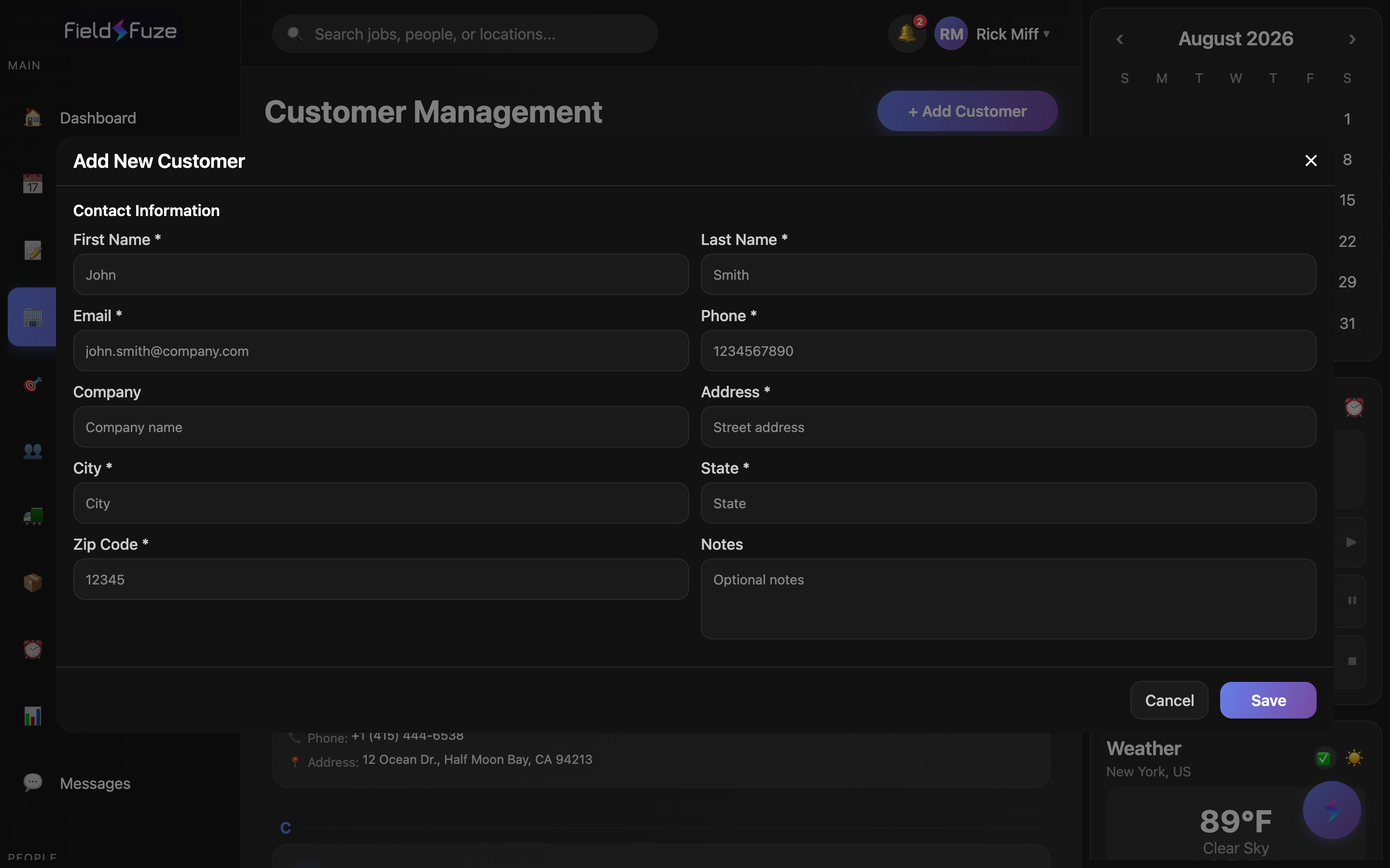 Add customer