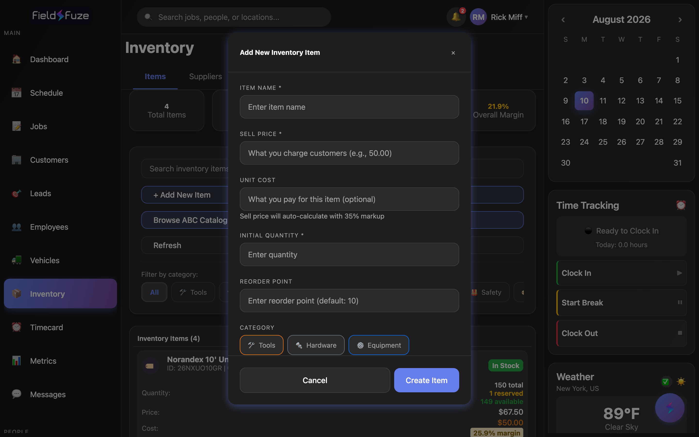 Add item